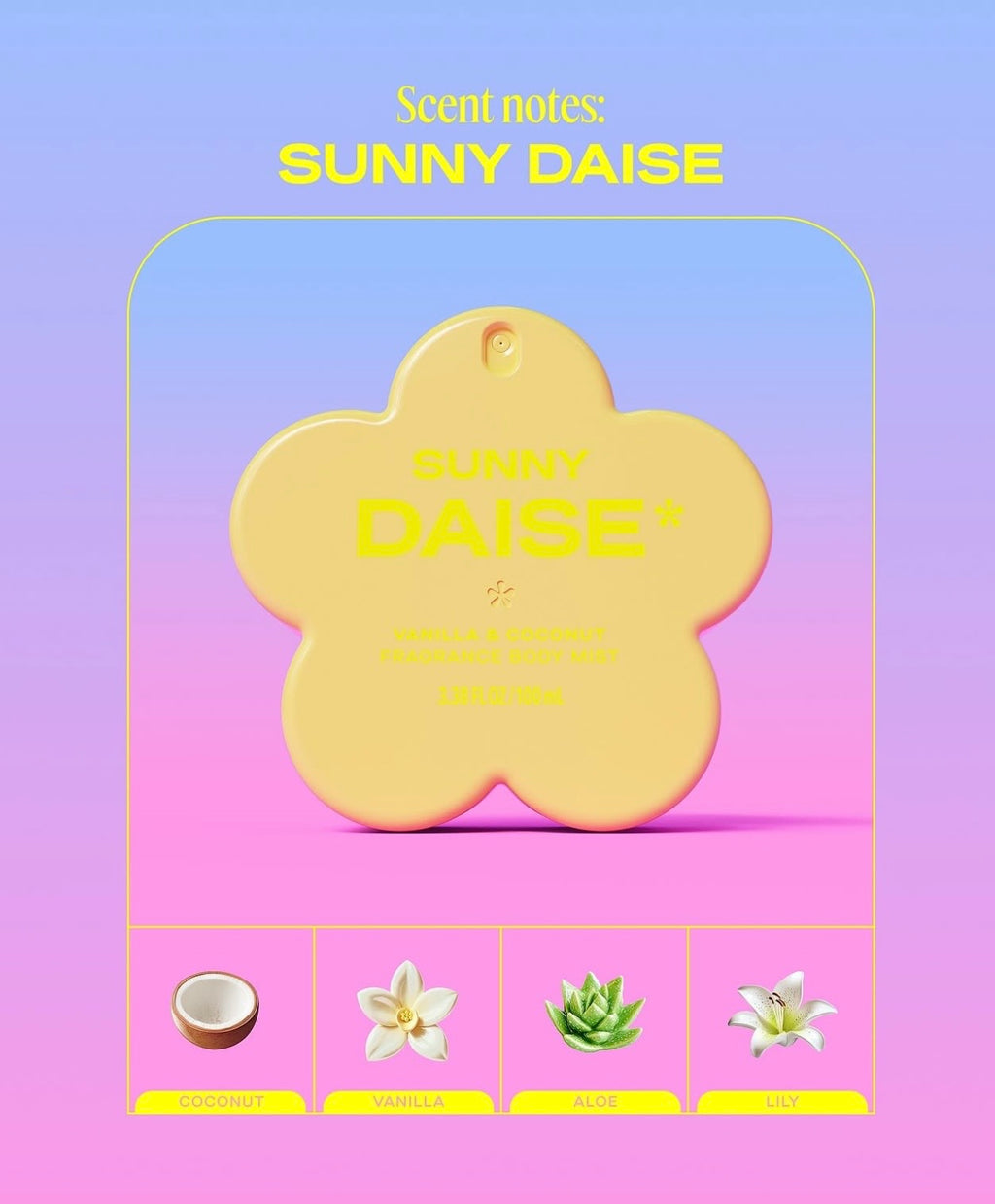 Daise Fragance Body Mist