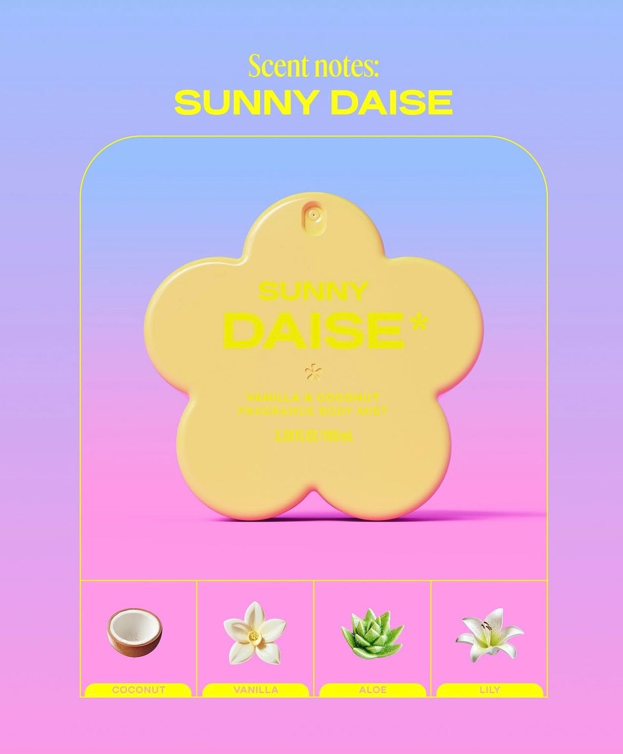 Daise Fragance Body Mist