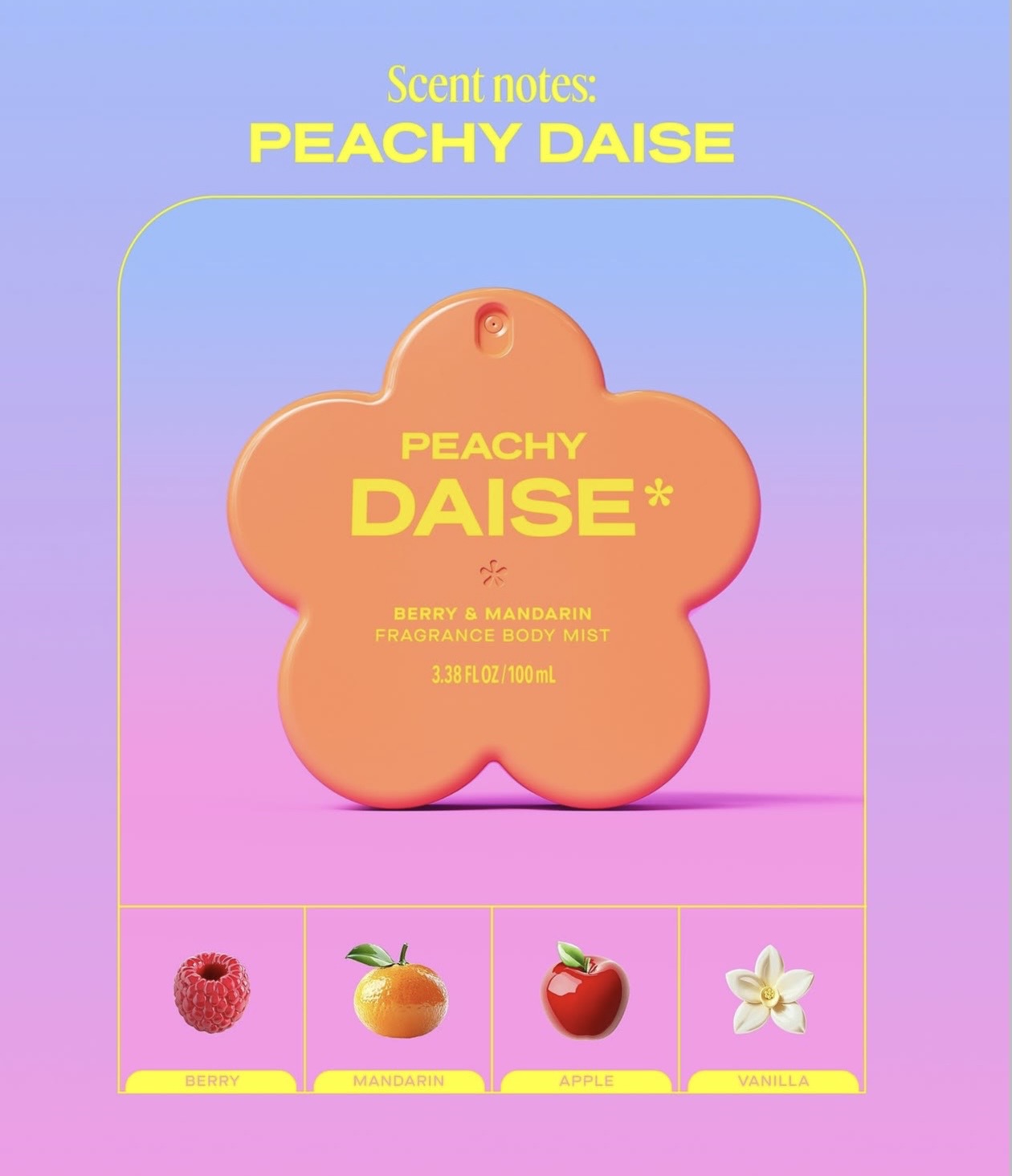 Daise Fragance Body Mist