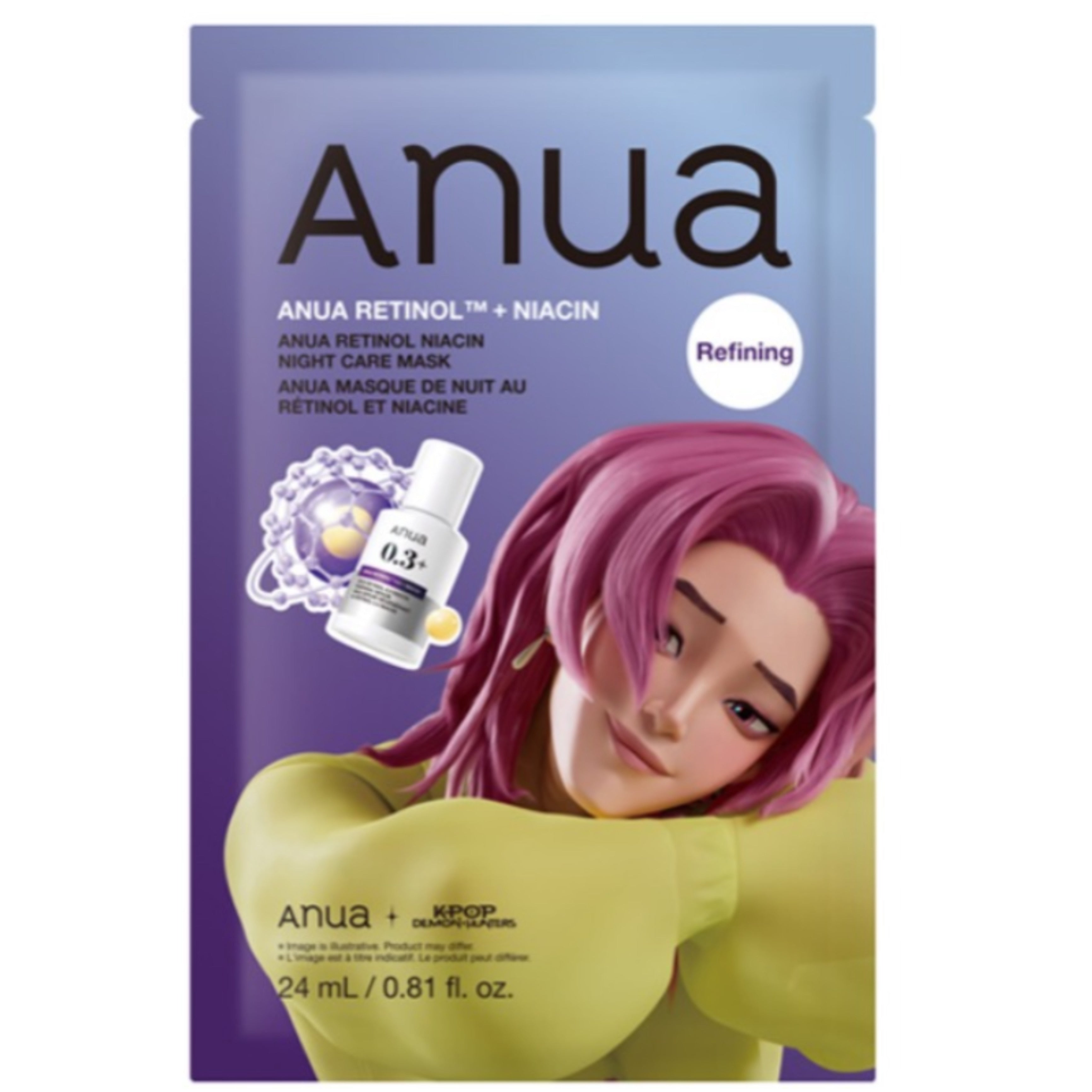 Anua x Kpop Demon+Hunters Serum Mask