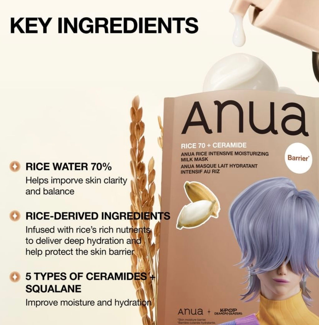 Anua x Kpop Demon+Hunters Serum Mask