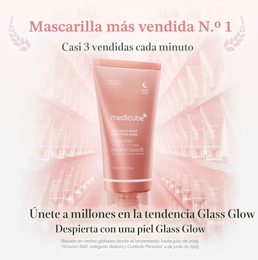 Medicube-Mascarilla Nocturna De Colágeno Con Tecnología Wrapping (75ml)