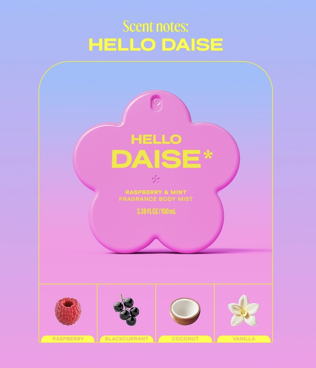 Daise Fragance Body Mist