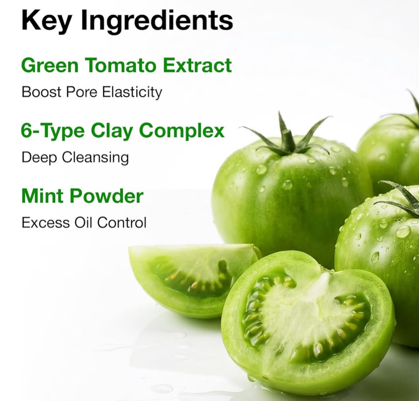 FULLY Green Tomato Clay Mask Cleanser