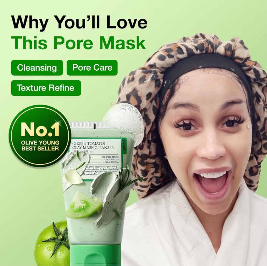 FULLY Green Tomato Clay Mask Cleanser