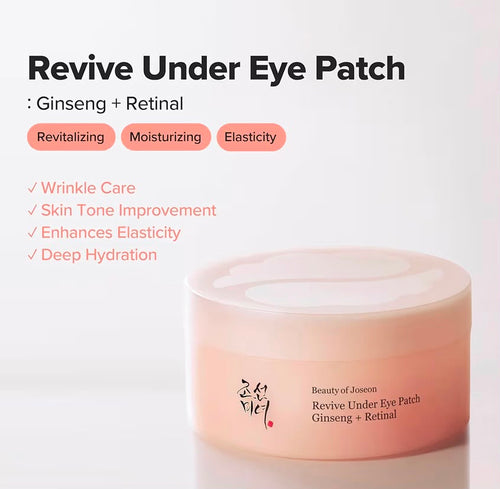 Beauty Of Joseon- Revive Under Eye Patch Ginseng + Retinal