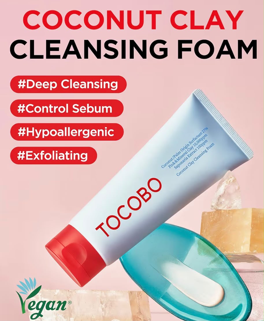 Tocobo Coconut Clay Cleansing Foam