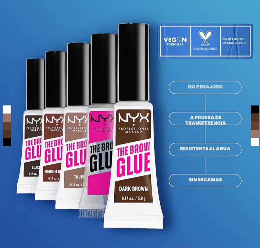 NYX PROFESSIONAL MAKEUP- Gel para cejas de fijación extrema - Transparente